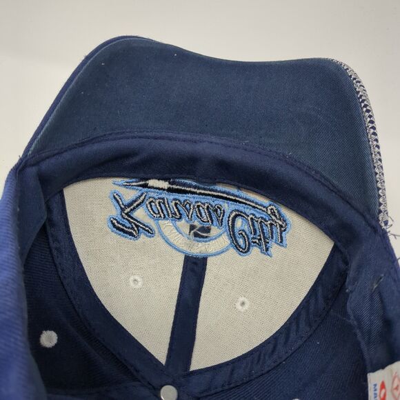 KC Kansas City Strapback Hat Blue One Size Adjustable Embroidered Sam's Cap - Picture 7 of 8